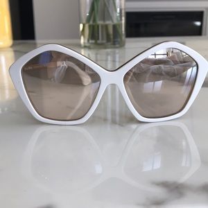 Miu Miu Authentic White Sunglasses 🕶